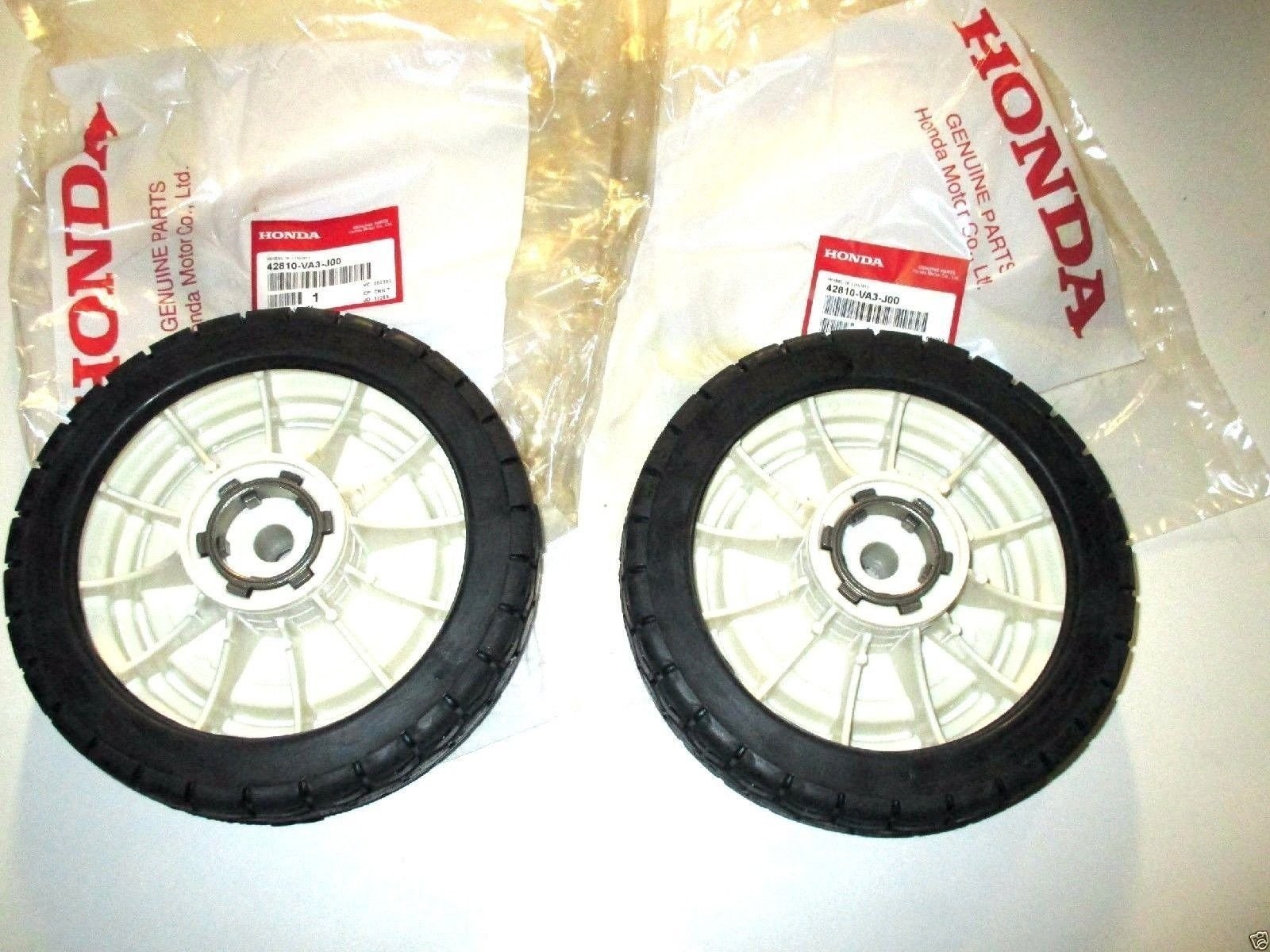 2 Pack Genuine Honda 42810-VA3-J00 Rear Wheel 8″ Fits HR215 HR216 HRA215 OEM