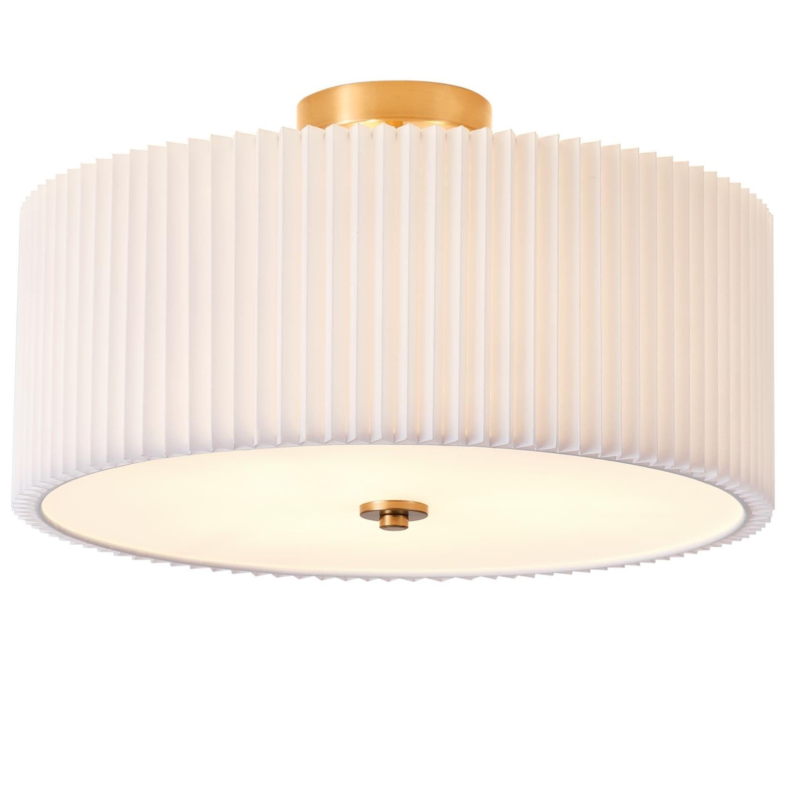 Giutna Semi Flush Mount Ceiling Light,17.7″Modern Close Ceiling Light Fixture