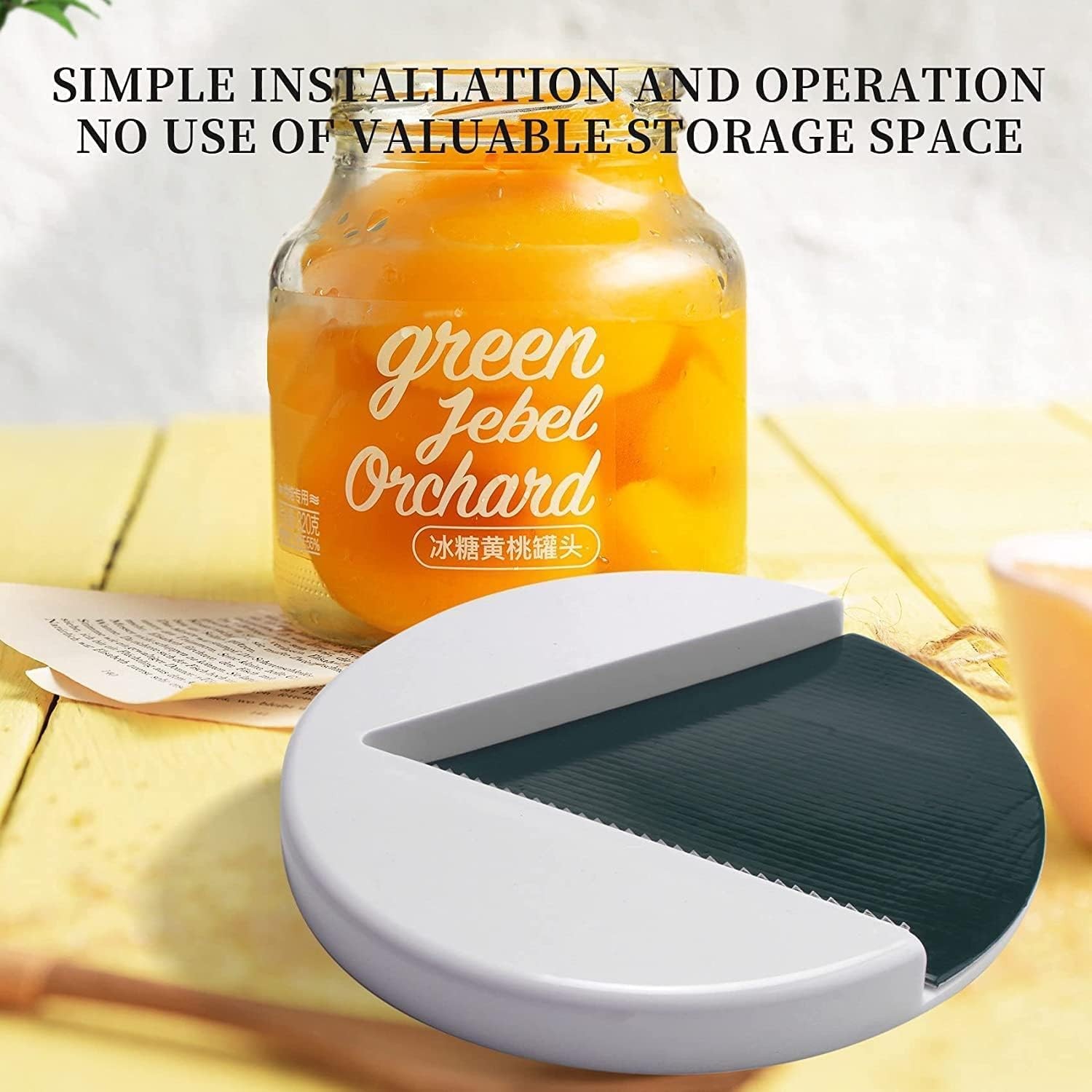 Jar Opener for Weak Hands Seniors w/ Arthritis Under Cabinet Lid Opener