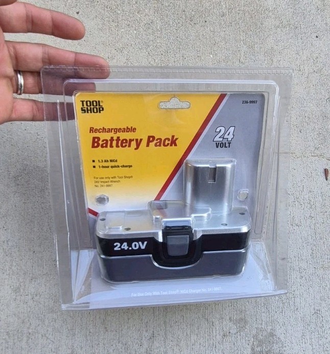NEW SEALED Tool Shop 236-9997 24V 1.3Ah NiCd Battery Pack Impact Wrench