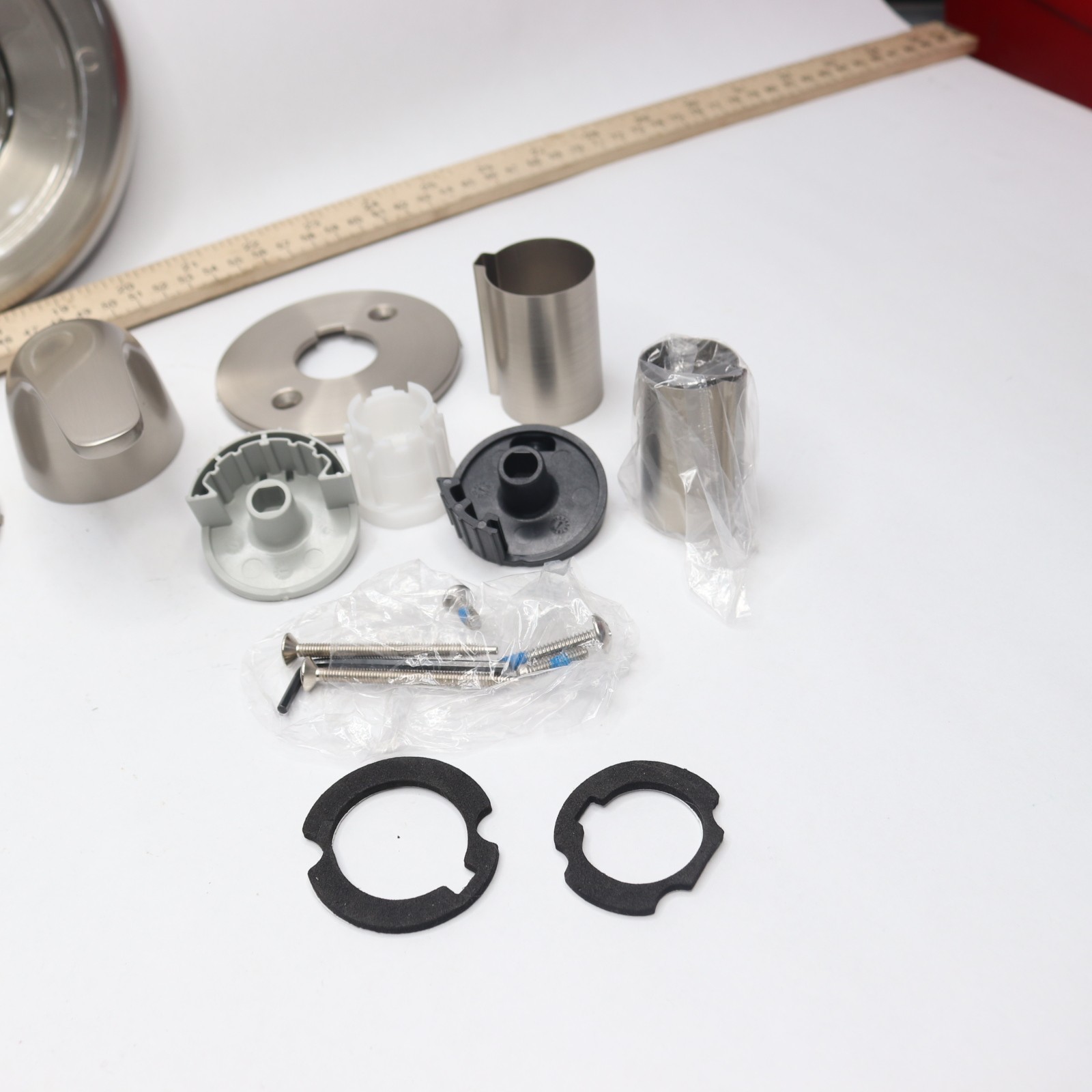 Danco Universal Trim Kit Single Handle Shower Clear Brushed Nickel -Complete Kit
