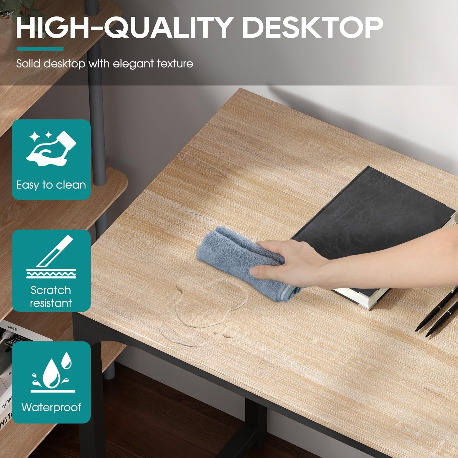 Computer Desk,Home Office Desk, Modern Simple Style for Home Office Study Wri…