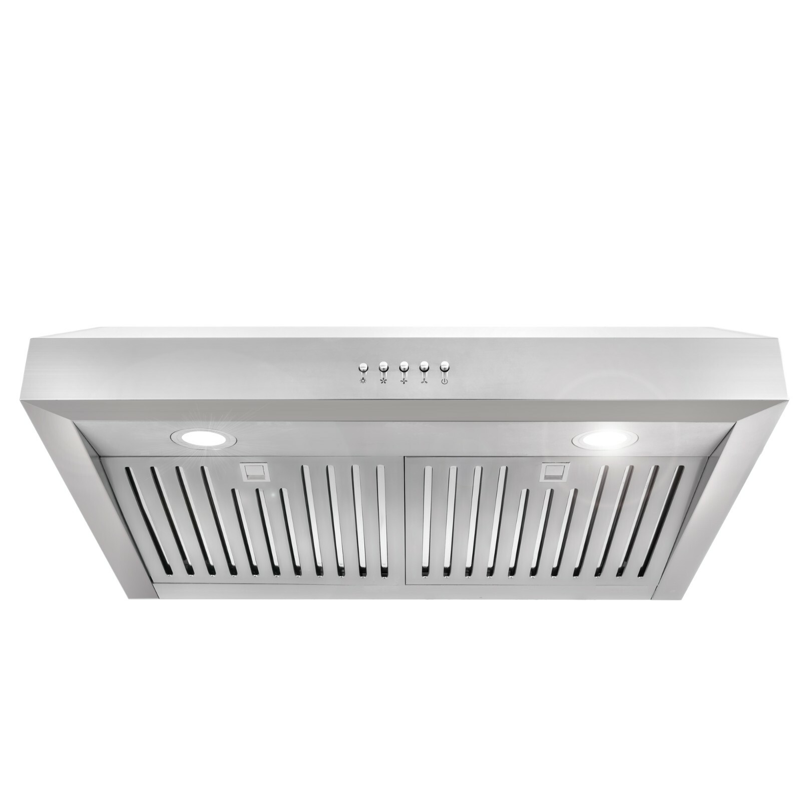 30 in Under Cabinet Range Hood (OPEN BOX) Stainless Steel Permanent Filters, LED