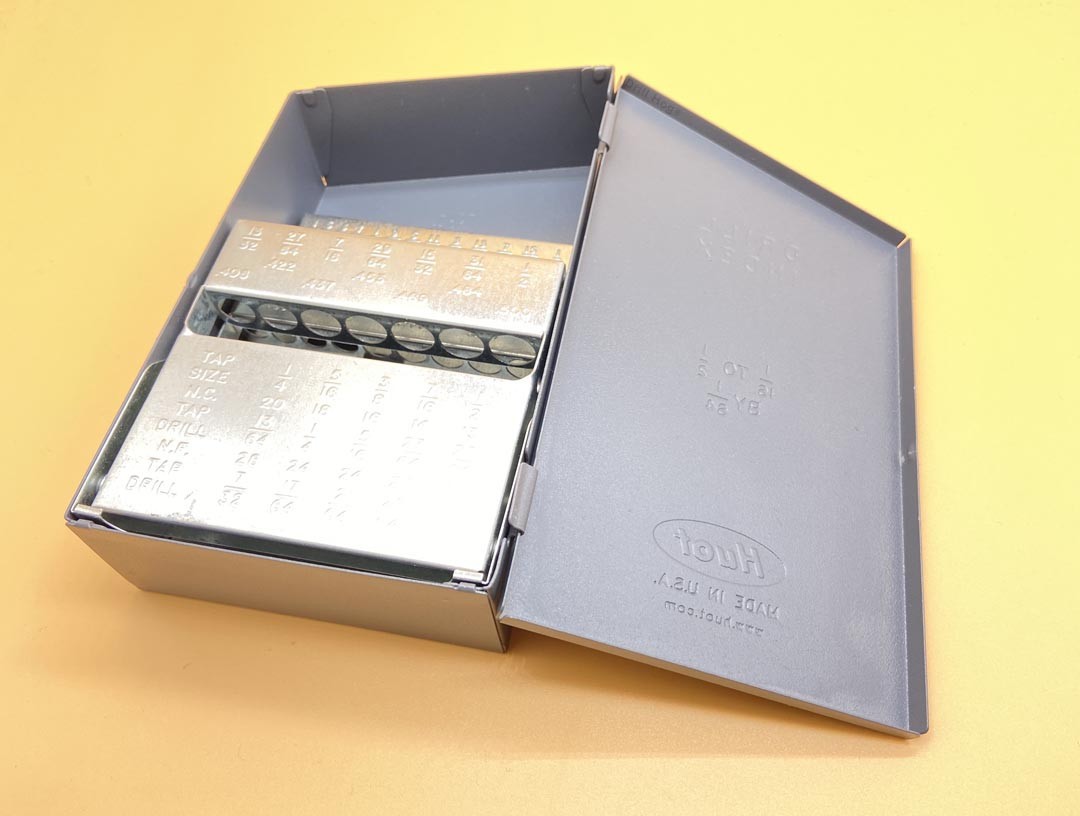Drill Hog® Empty Case for 29 Piece Drill Bit Set Case Index MADE IN USA Warranty