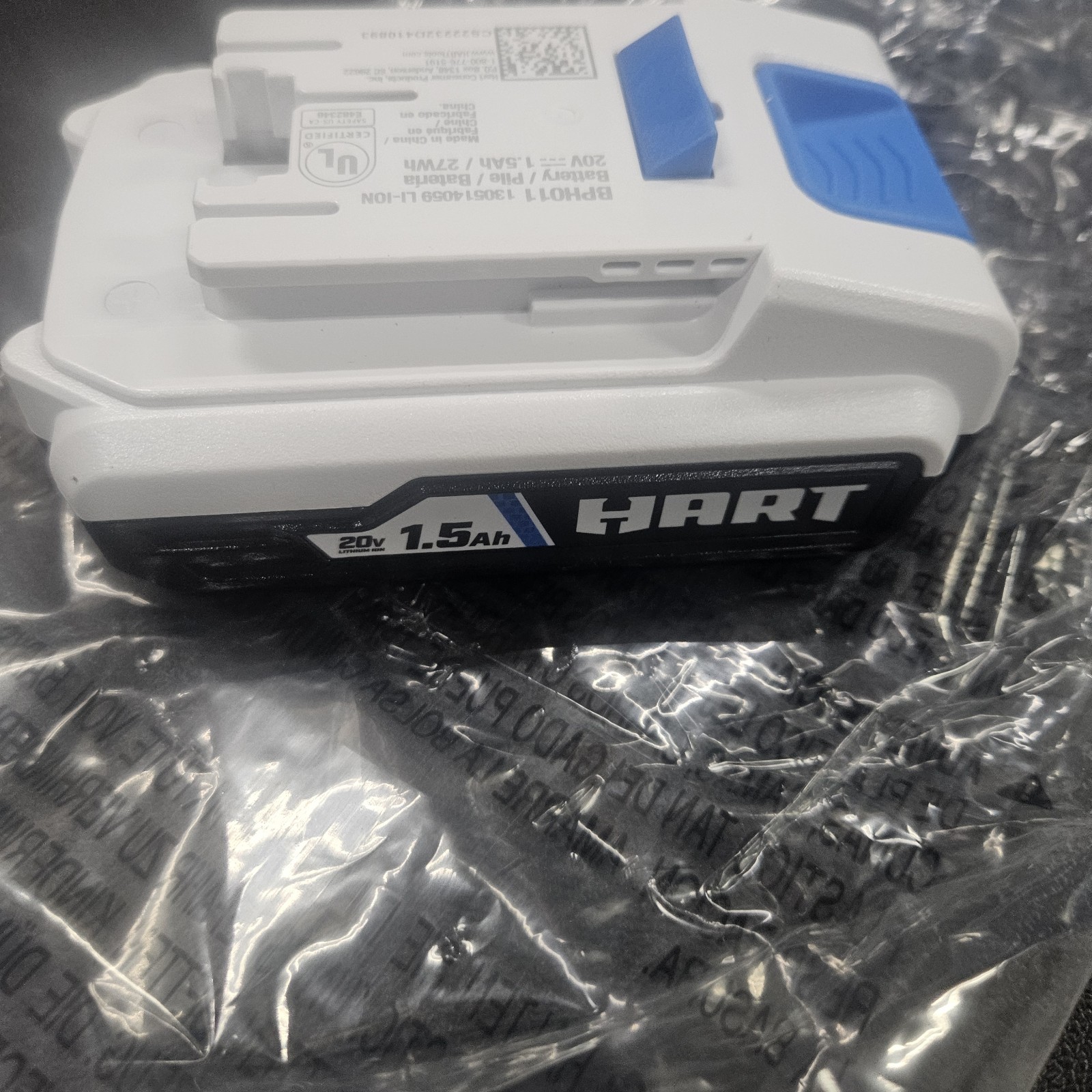 HART 20V Lithium‑Ion 1.5Ah Battery BPH011 OEM Fast Shipping Unused