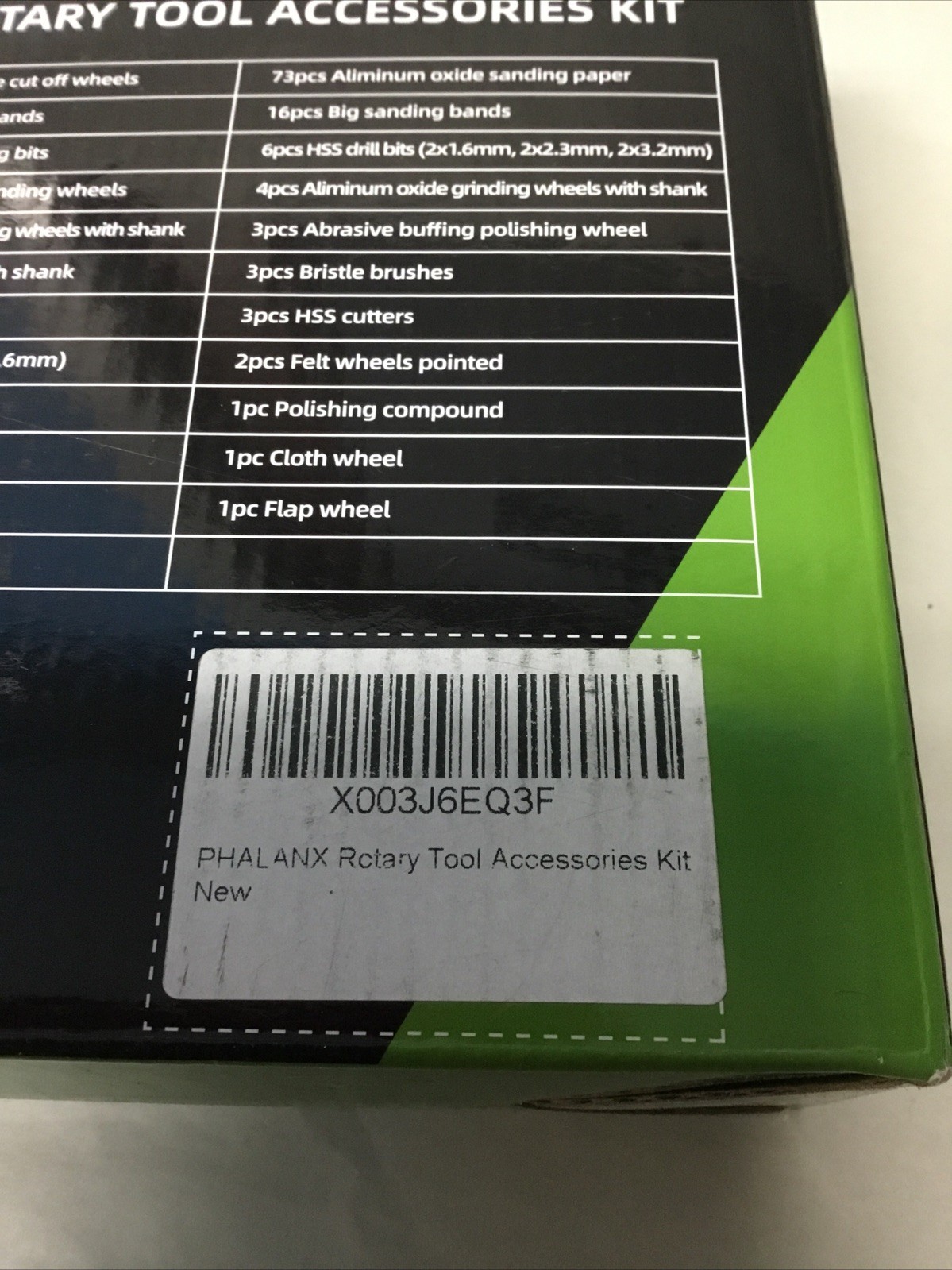 Rotary Tool Accessories Kit – 420PCS Rotary Tool Bits, PHALANX 1/8″(3.2mm) NEW