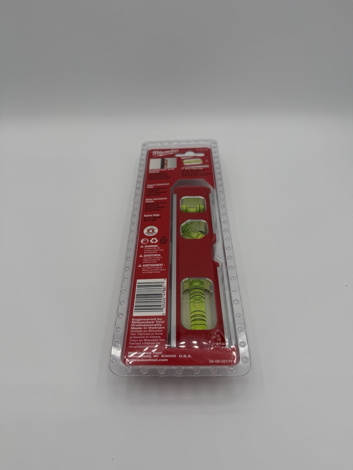 MILWAUKEE ELECTRICAL TO Milwaukee 7 in. Billet Torpedo Level