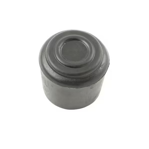1 in. Black Rubber Leg Caps for Table, Chair, and Furniture Leg Floor Protectors