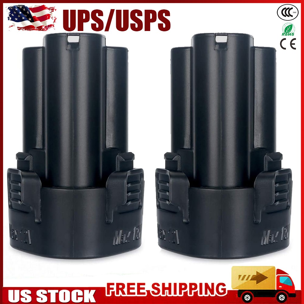 2x BL1014 Battery 10.8V 4.8Ah Li-ion for Makita BL1013 LCT203W 194551-4 194550-6