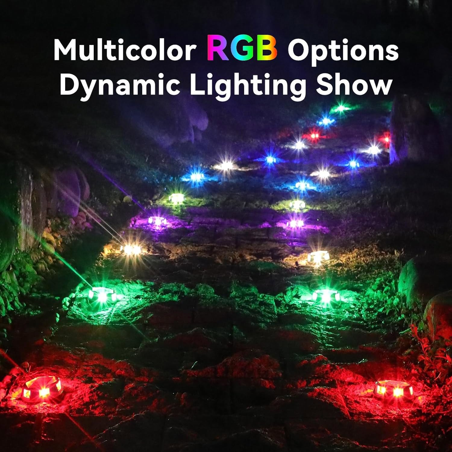9 in 1 Solar Driveway Lights w/ Remote Outdoor Marine Dock Deck Pathway Lamps