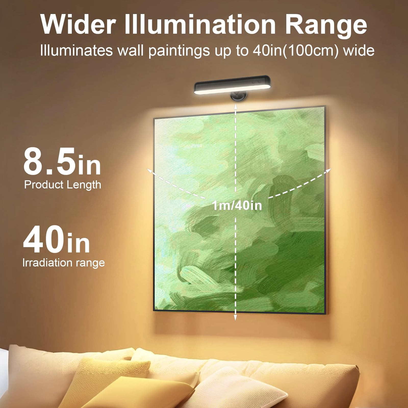 Battery Operated Wall Sconces Set of Two, 7500mAh Rechargeable LED Wall Light…