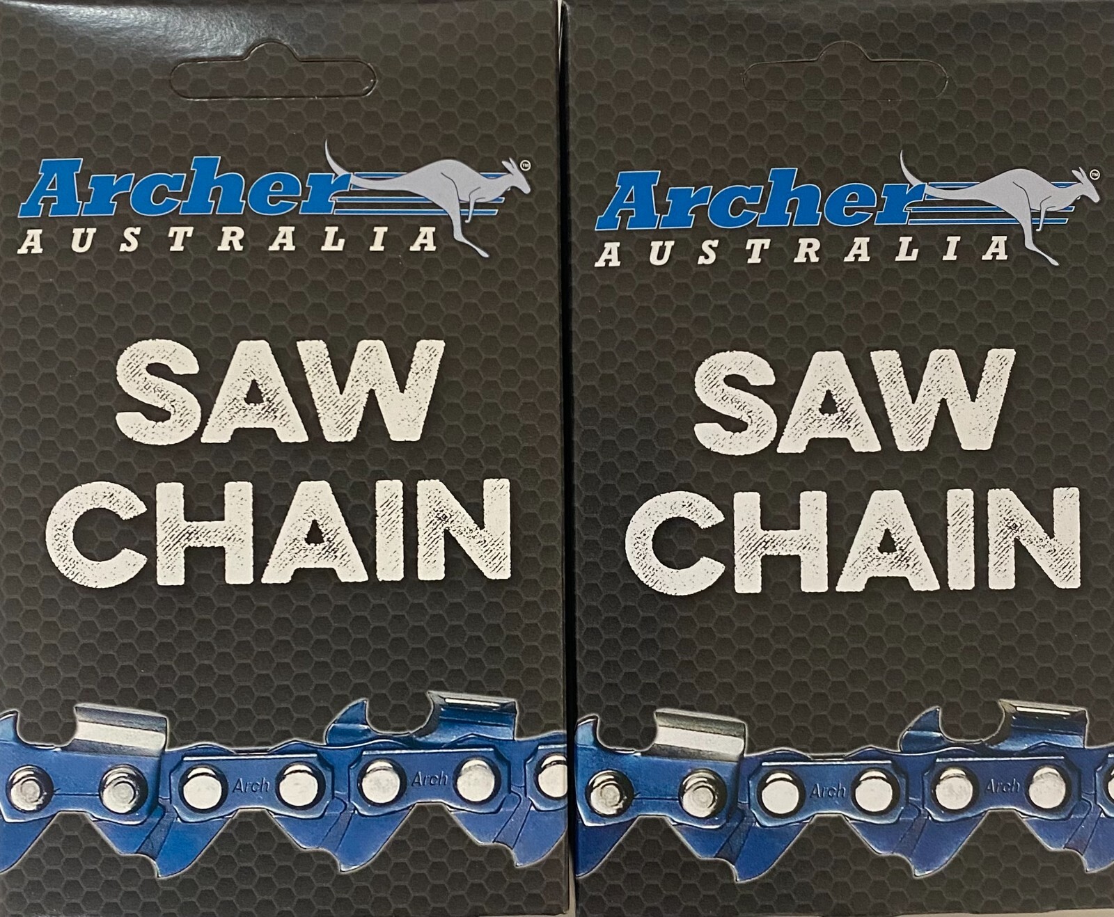 2 Pack 24″ Archer Chainsaw Chain 3/8″-050-84DL FULL CHISEL SKIP TOOTH