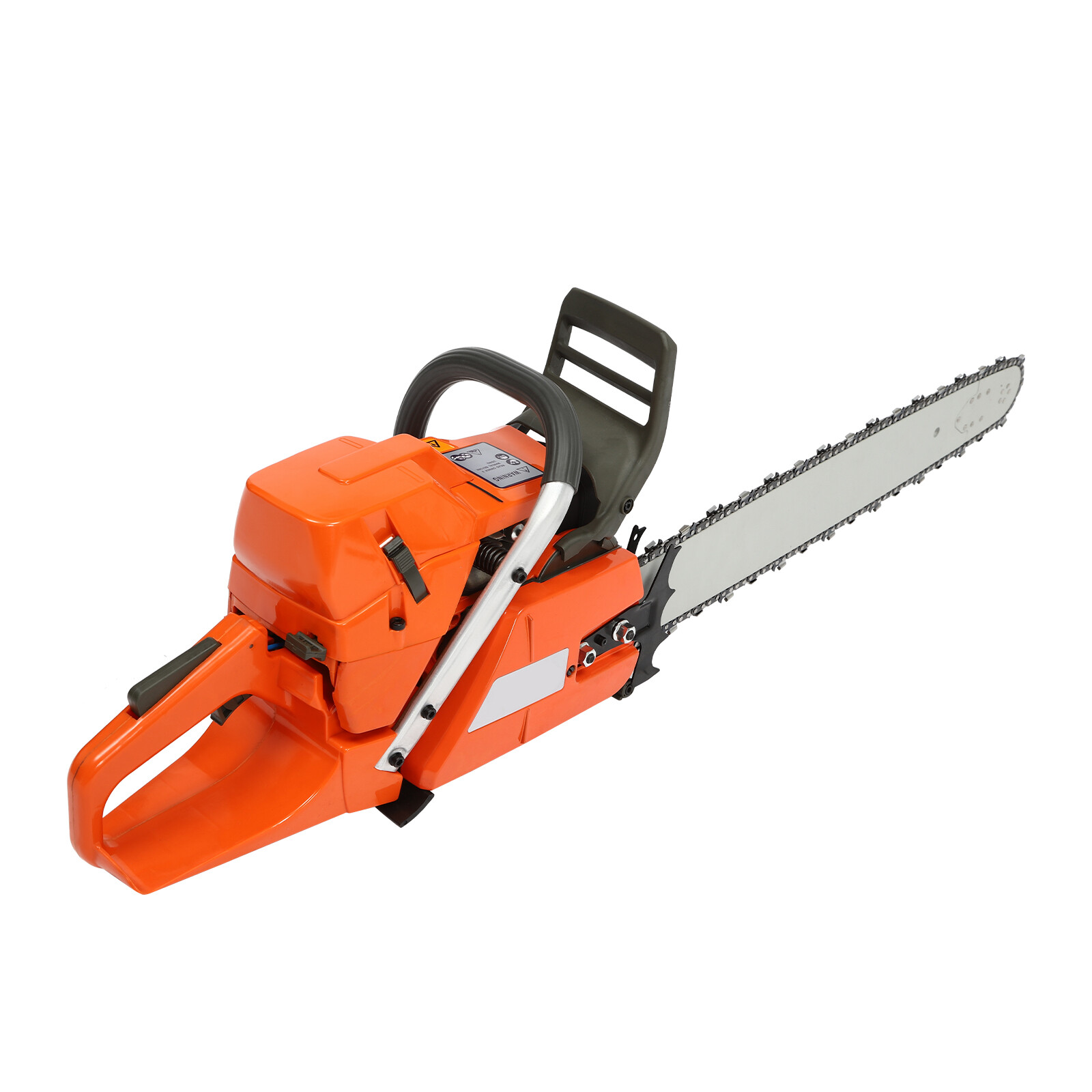 72cc Gas Powered Chainsaw with 24” Guide Bar Saw Chain 2-Stroke Engine Cut Wood