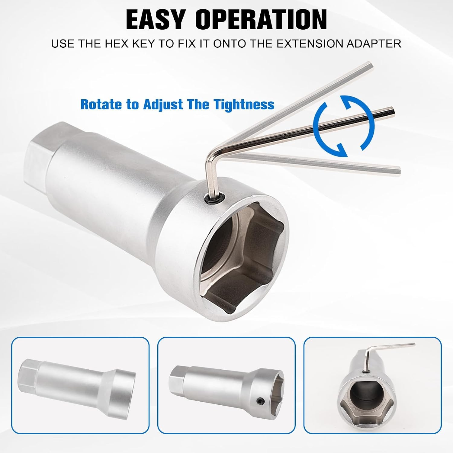 10-Piece Axle Spindle Thread Chaser Set | Includes 8 Dies & 1-1/16″ Extension Ba