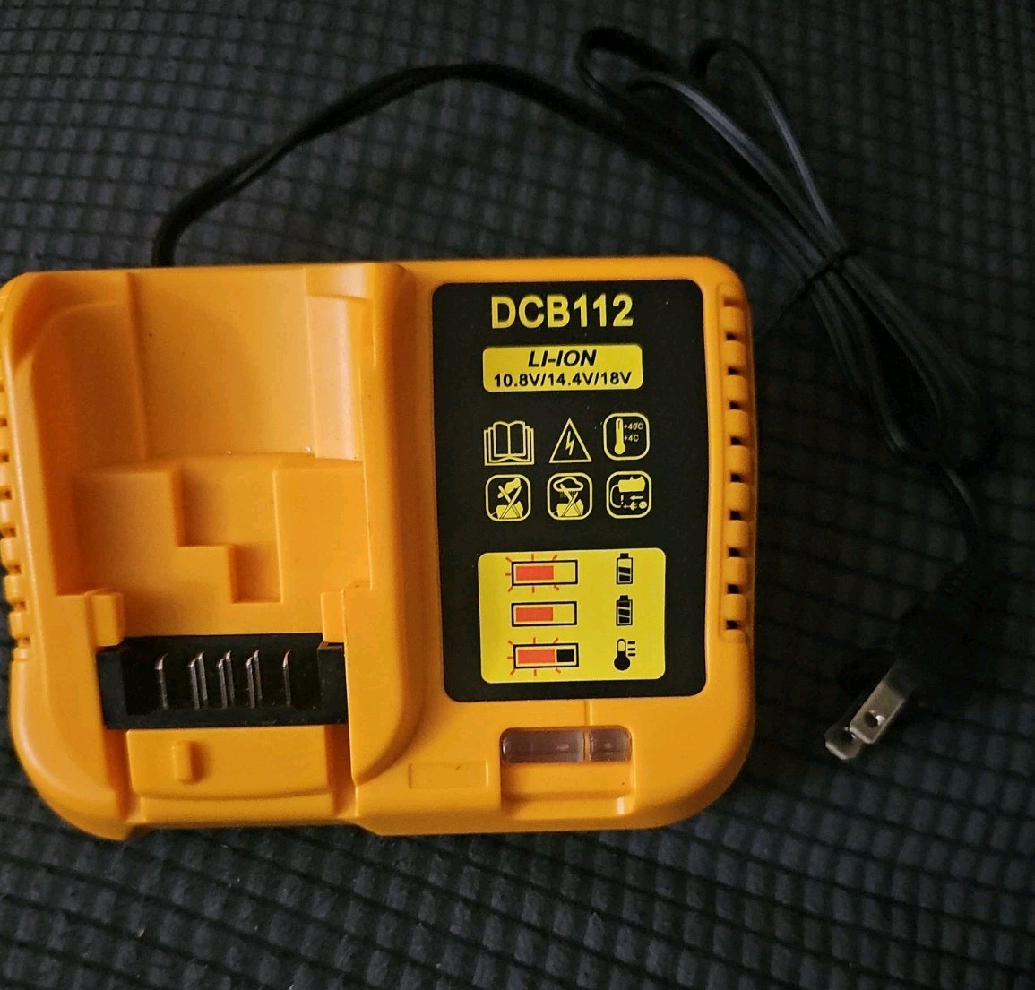 12V-18V Max Li-ion Battery Charger For Dewalt DCB112 DCB101 DCB105 DCB107 DCB115