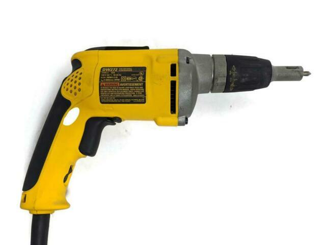 DEWALT DW272 4000RPM VSR Drywall Screwdriver – Yellow