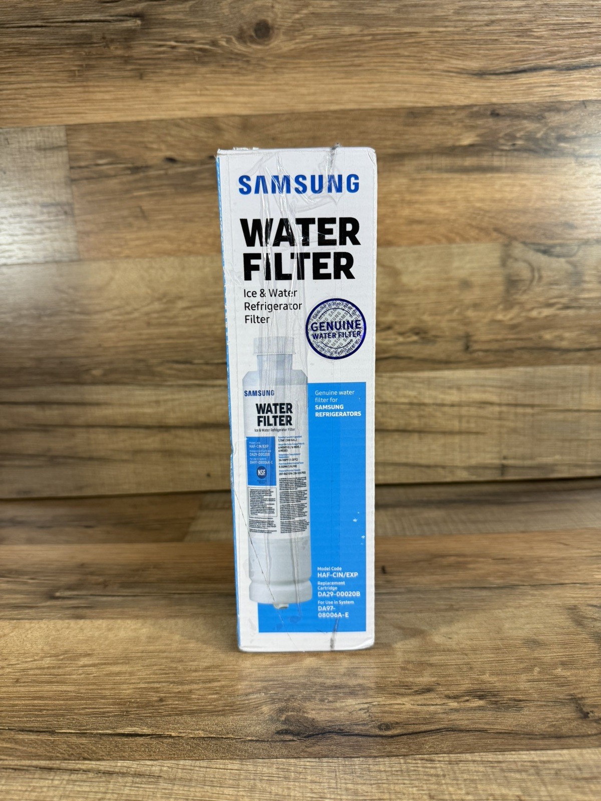 SAMSUNG Genuine Filter for Refrigerator Water and Ice, HAF-CIN/EXP, 1 Pack