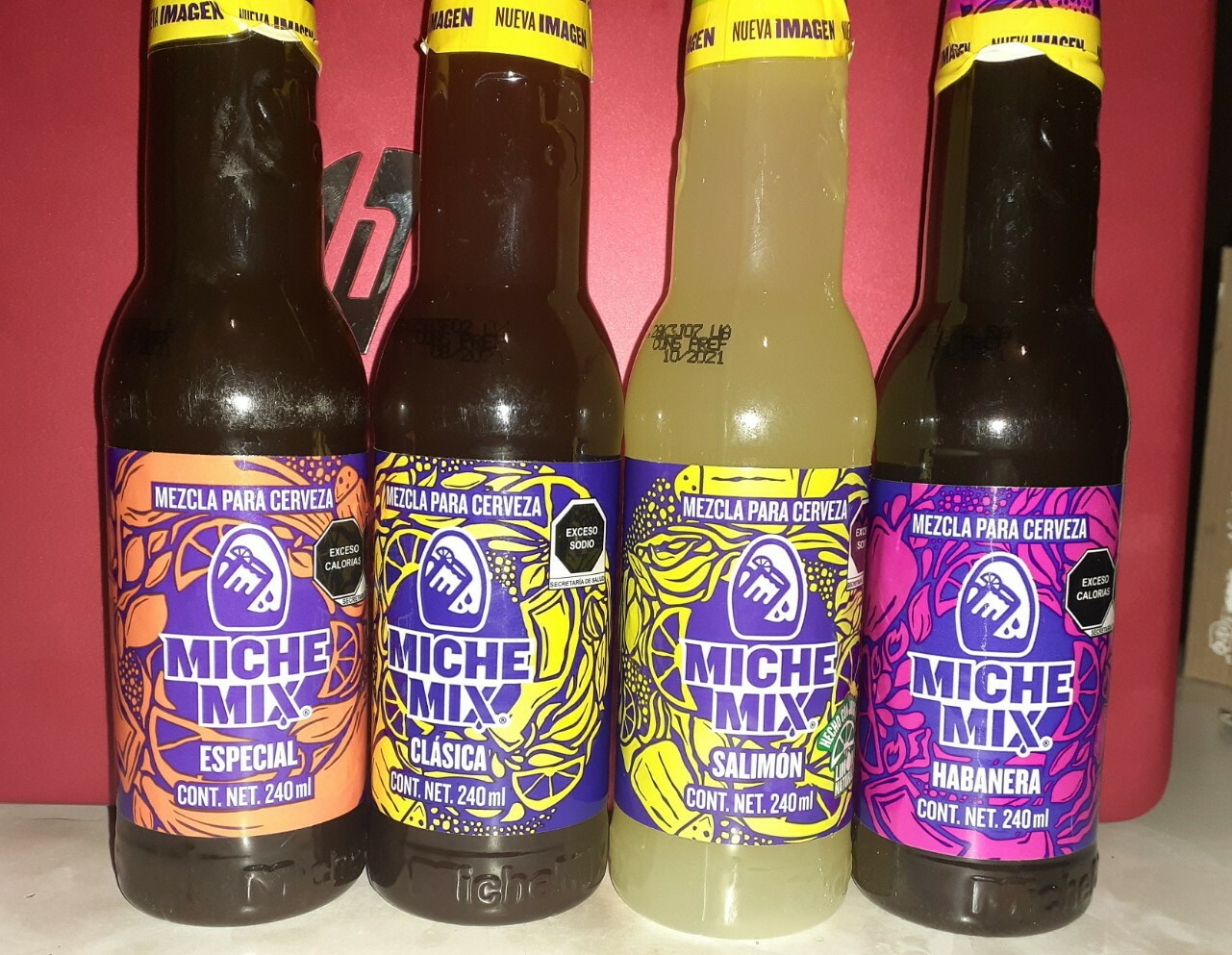 MICHE MIX Authentic Mexican Michelada~Mix For Beer 8.11oz(240ml)4Bottles