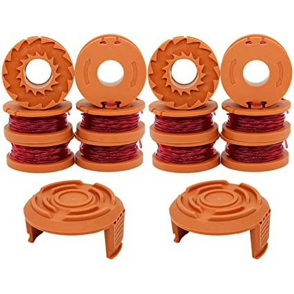 WORX WA0010 Replacement Spool Line For Grass Trimmer 10ft 12-pack **USA OWNED**