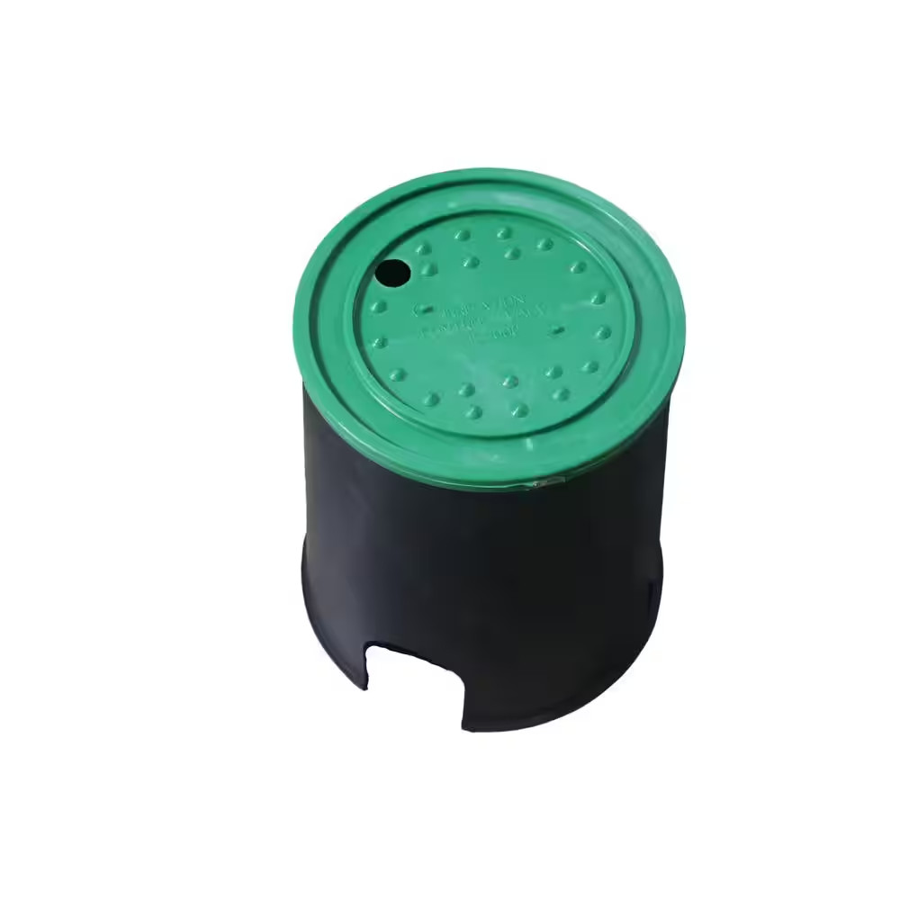 7 In. round Irrigation Ground Valve Box and Lid Combo