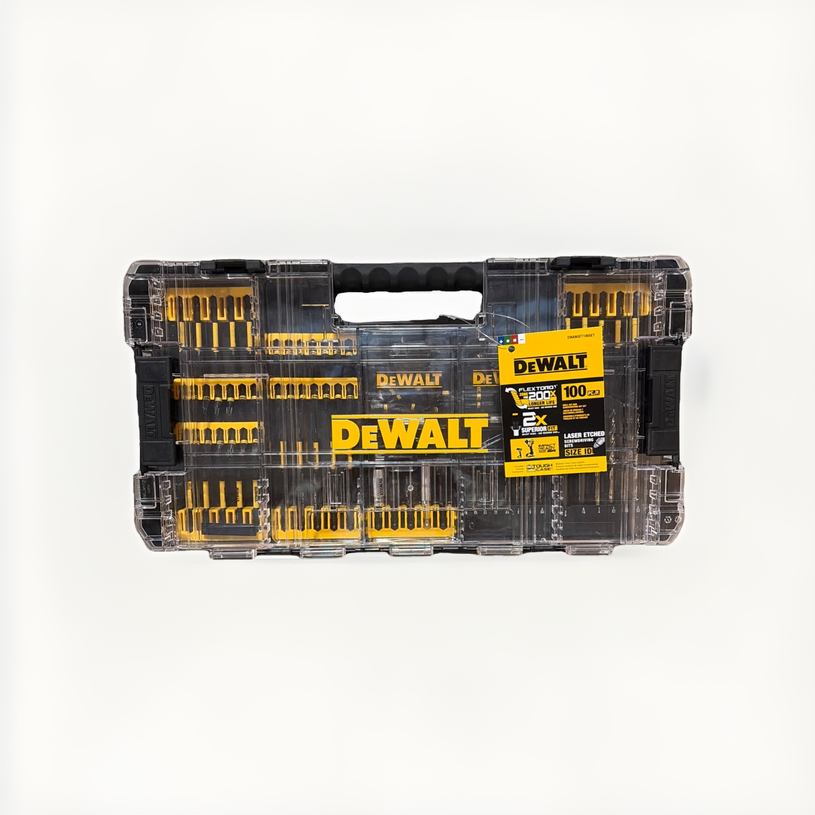 DEWALT NEW 100-Piece Drill Bit Set with Hard Case