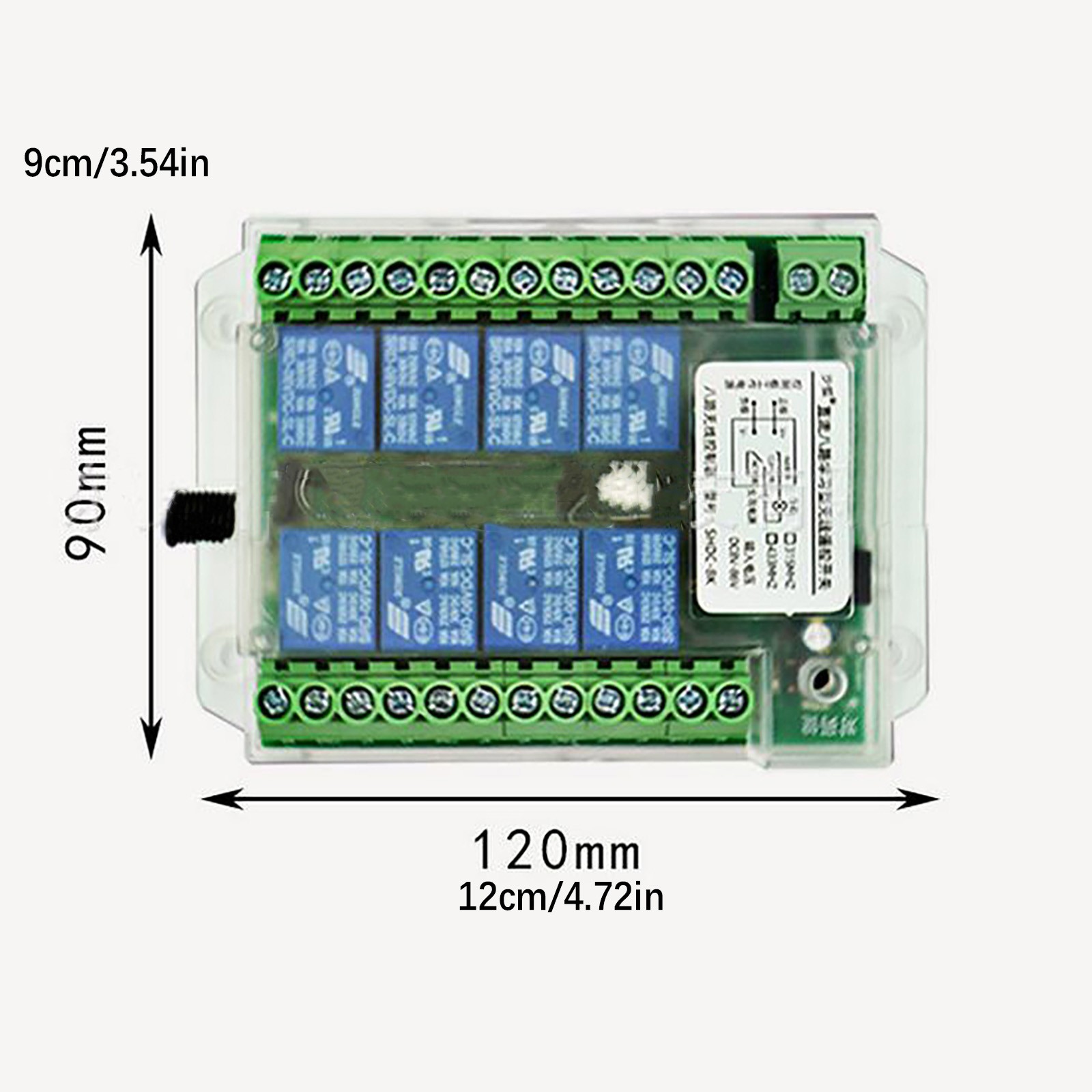 Stable 8 Channel Wireless RF433MHz Remote Control Switch Relay Module DC8-86V