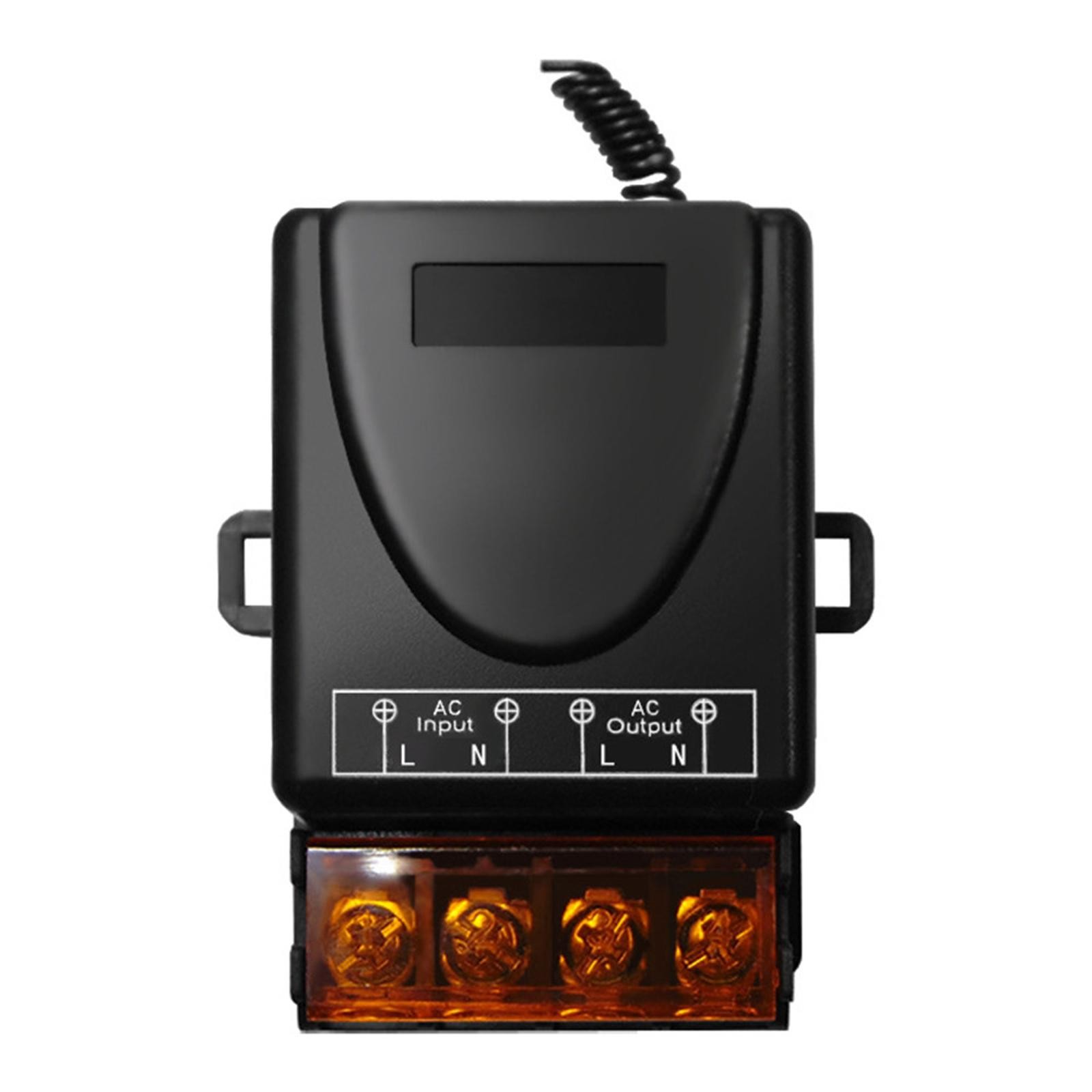 AC 90-220V 30A RF Relay Wireless Remote Control Switch + 433MHz Remote