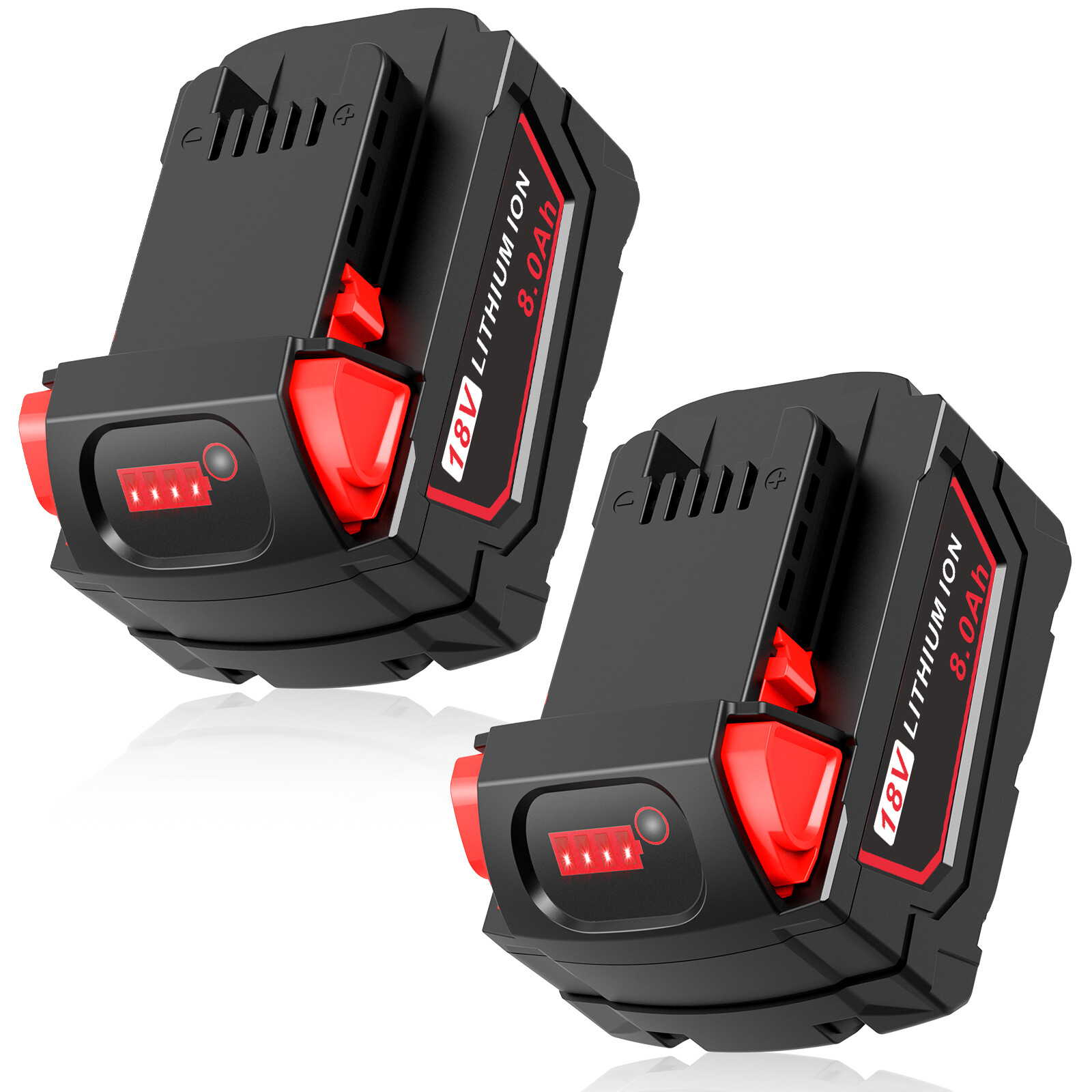 8AH Battery and Charger Pack For Milwaukee for M18 Extended Capacity 48-11-1860