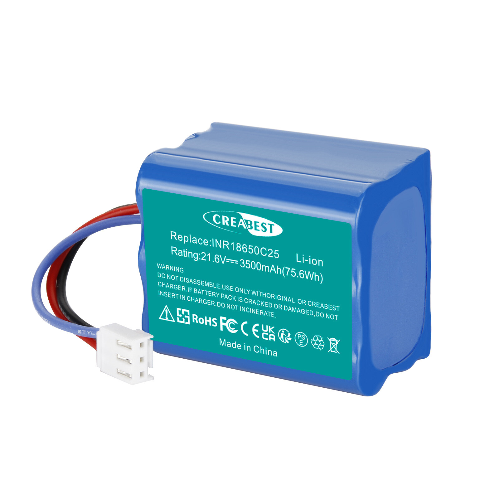 21.6V 3.5Ah Battery For Philips FC6721 FC6722 FC6723 FC6725/01 FC6726/01 FC6729