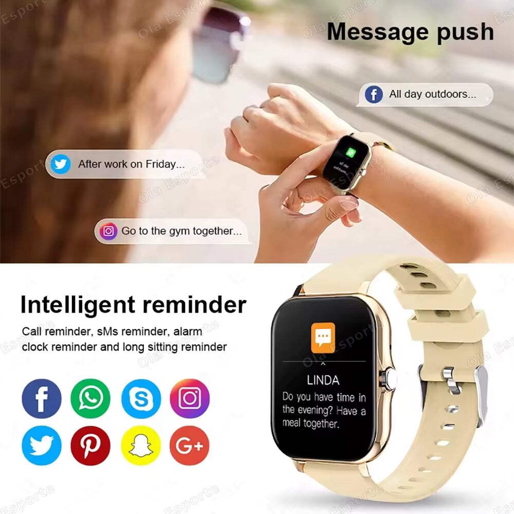2026 Smart Watch Android IOS Phone 1.83 Inch Color Screen Bluetooth Answer Call
