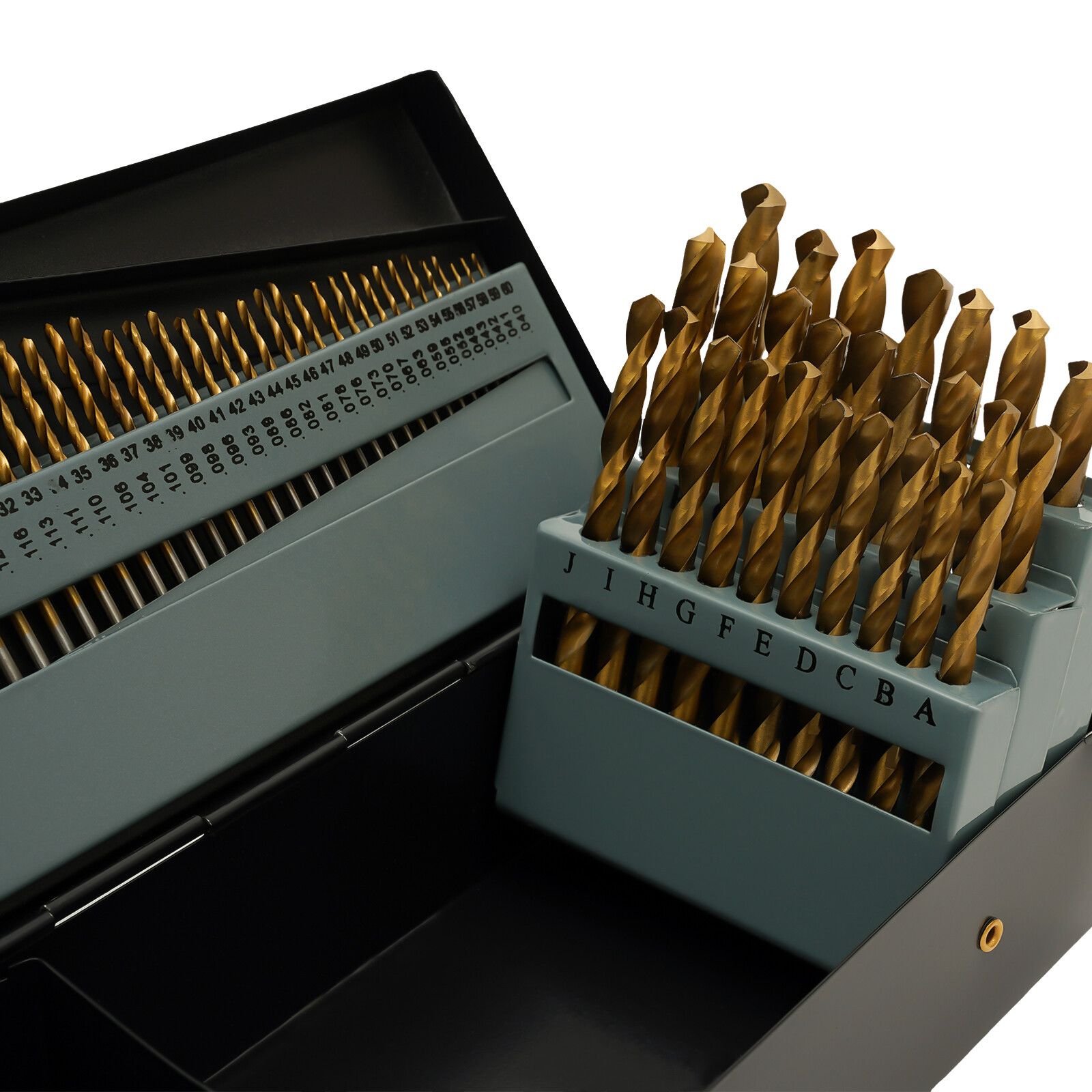 115PCS Drill Bit Set Electric Drill Mount Spiral High Speed Drill Bit Set w/ Box