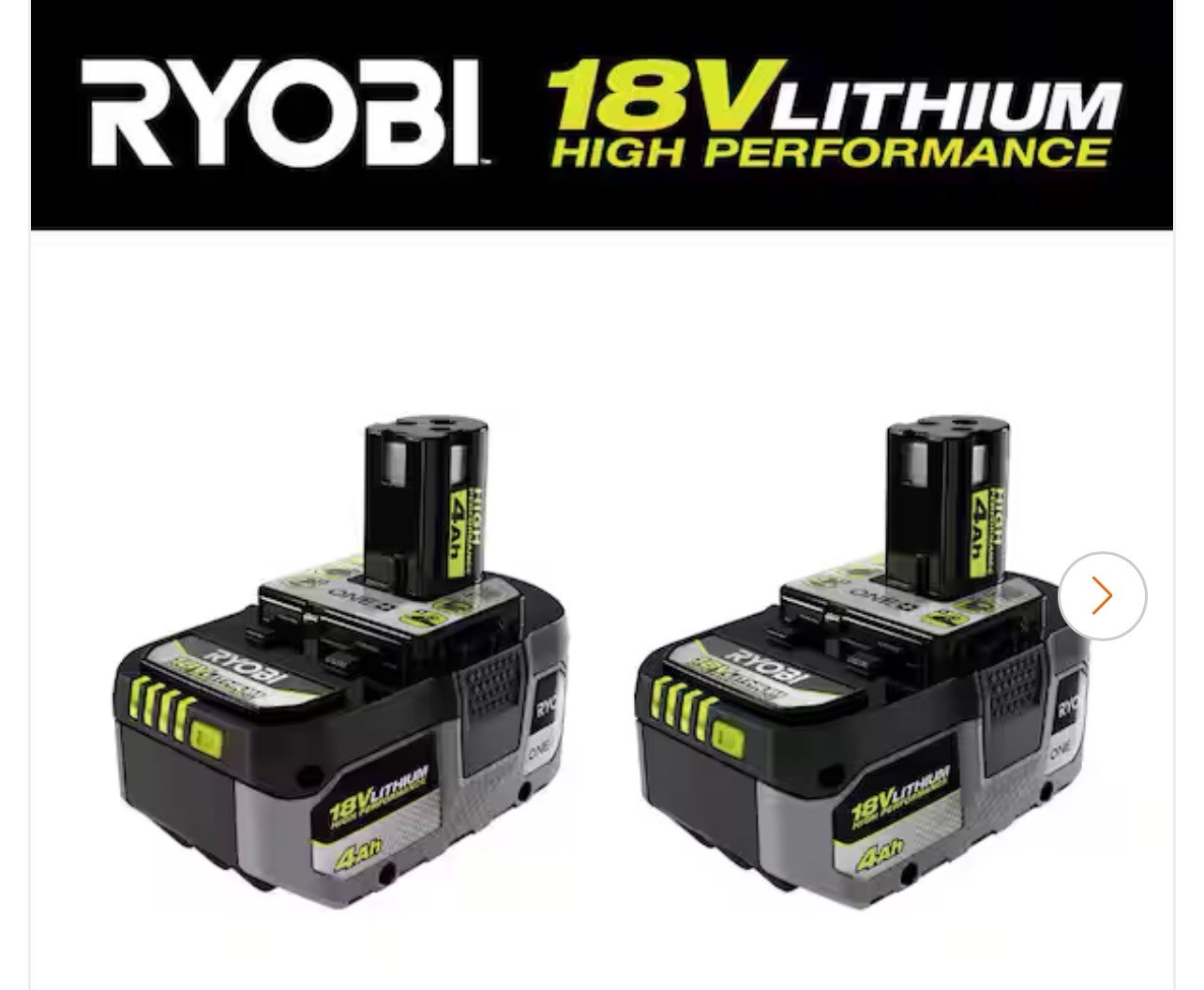 Ryobi PBP2004 Lithium-Ion Battery