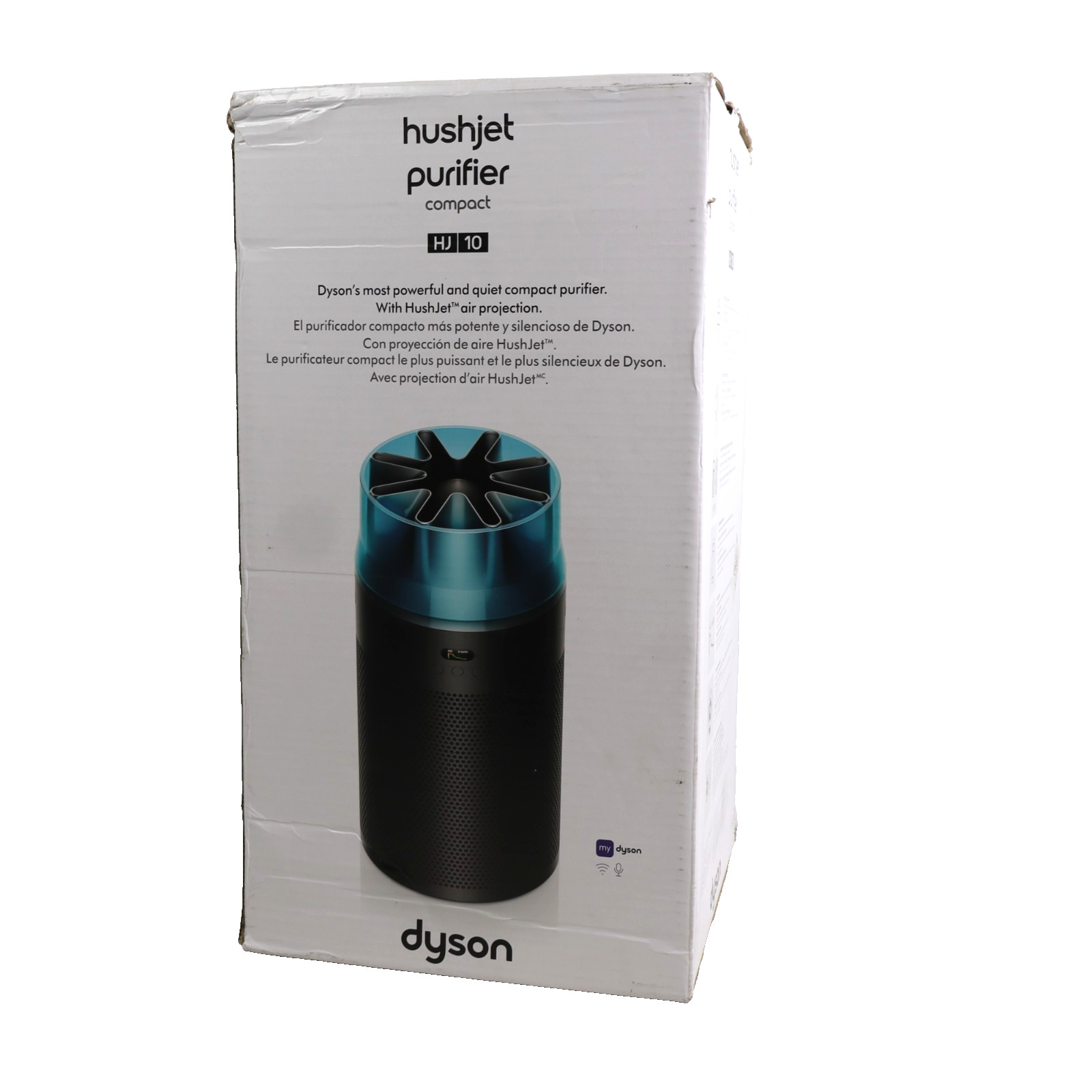 Dyson Hushjet Compact Purifier, Engineered for Powerful Whisper-quiet Black/Teal