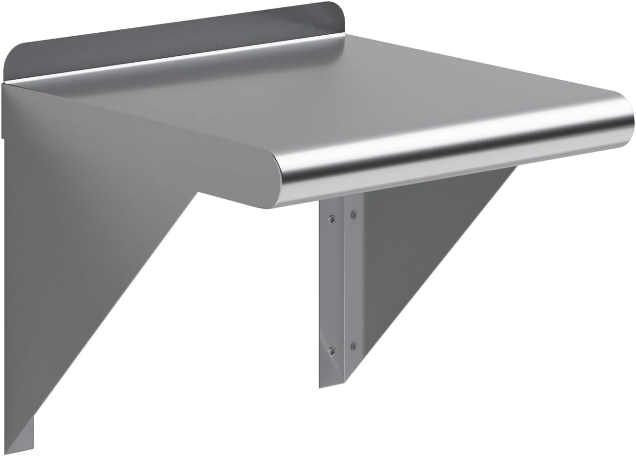 Amgood 12 In. X 12 In. Stainless Steel Wall Shelf | NSF Certified | Appliance &