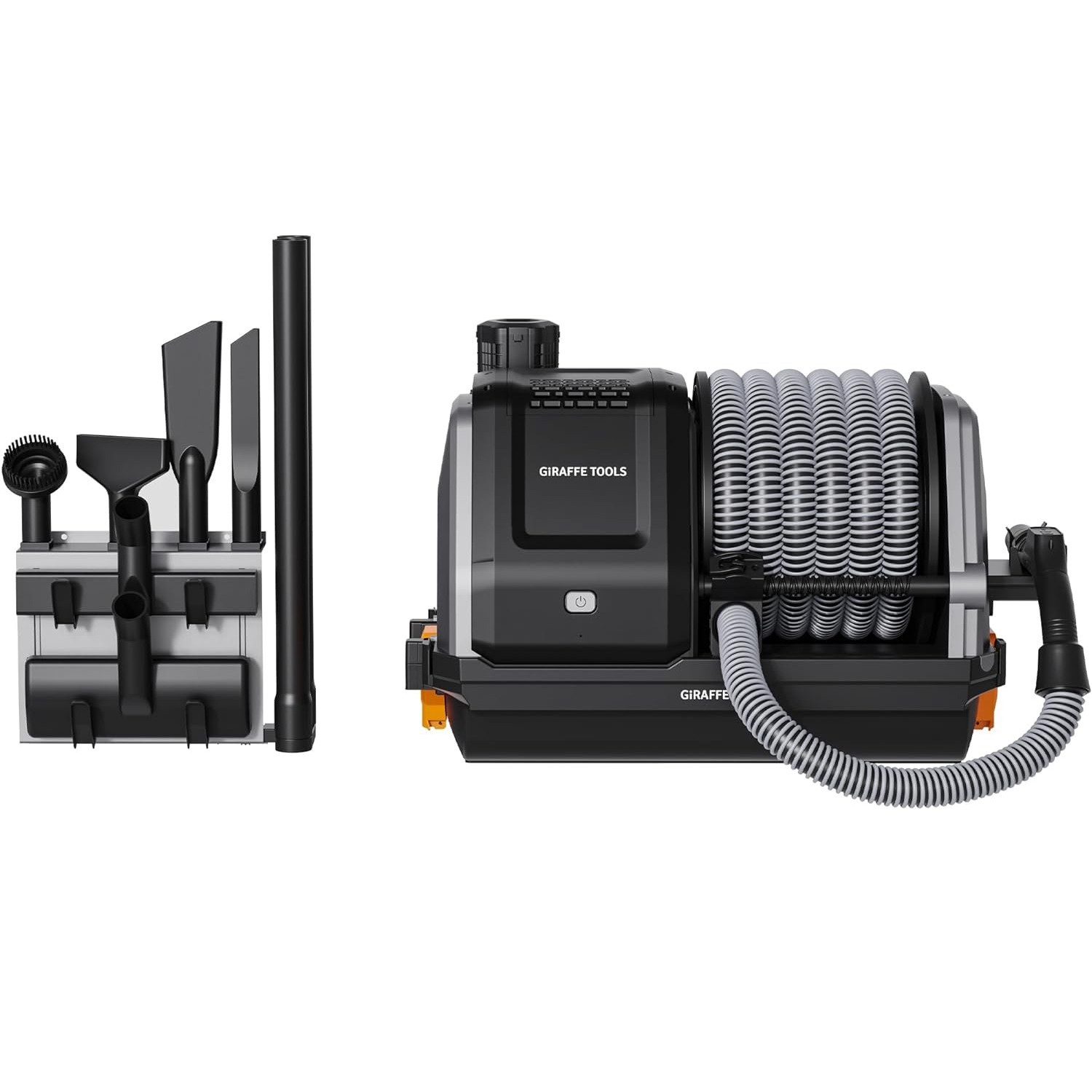 Giraffe Tools Wet Dry Vacuum Cleaner with 30FT Retractable Hose–Remote Control