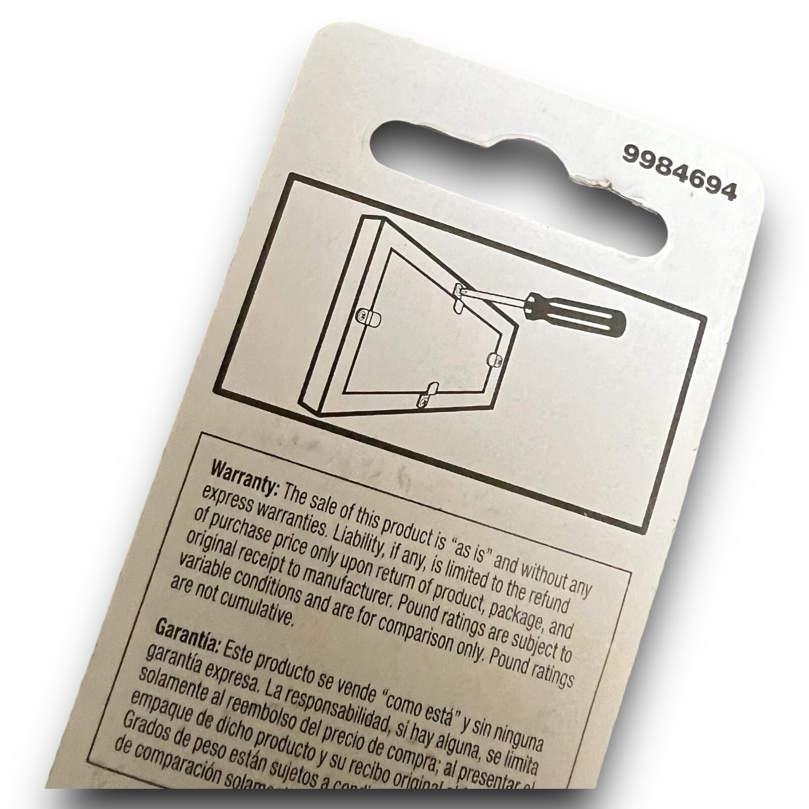 OOK – 1/8 in (3.2mm) Offset Clip with Hardware – 8 Piece – Silver