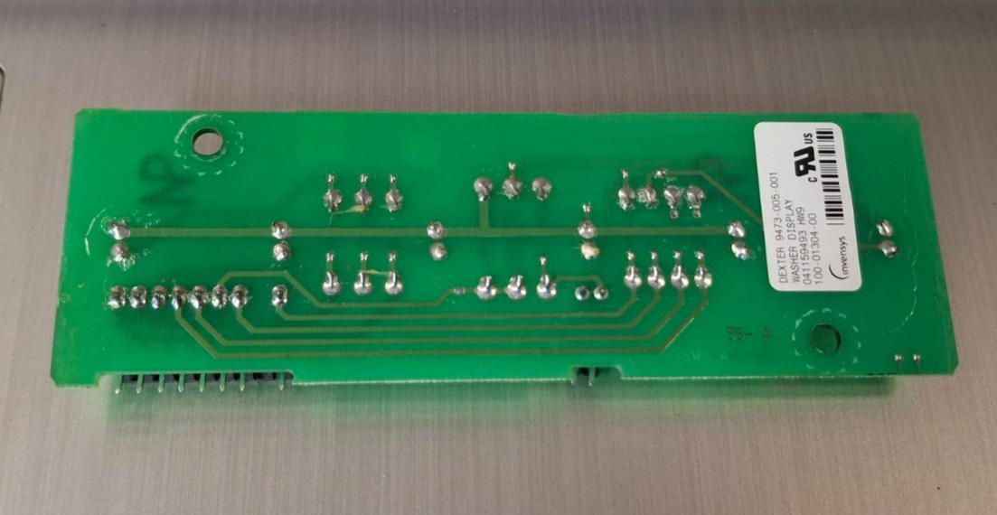 Washer Indicator Light Board for Dexter P/N: 9473-005-001 [USED]