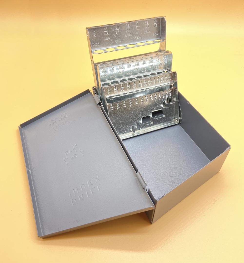 Drill Hog® Empty Case for 29 Piece Drill Bit Set Case Index MADE IN USA Warranty
