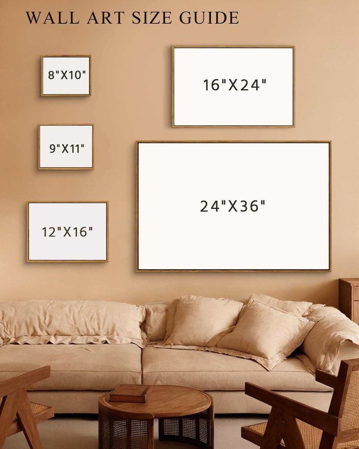 Classic 24×36 Framed Canvas Art – Waterproof Vintage Field Decor for any Room