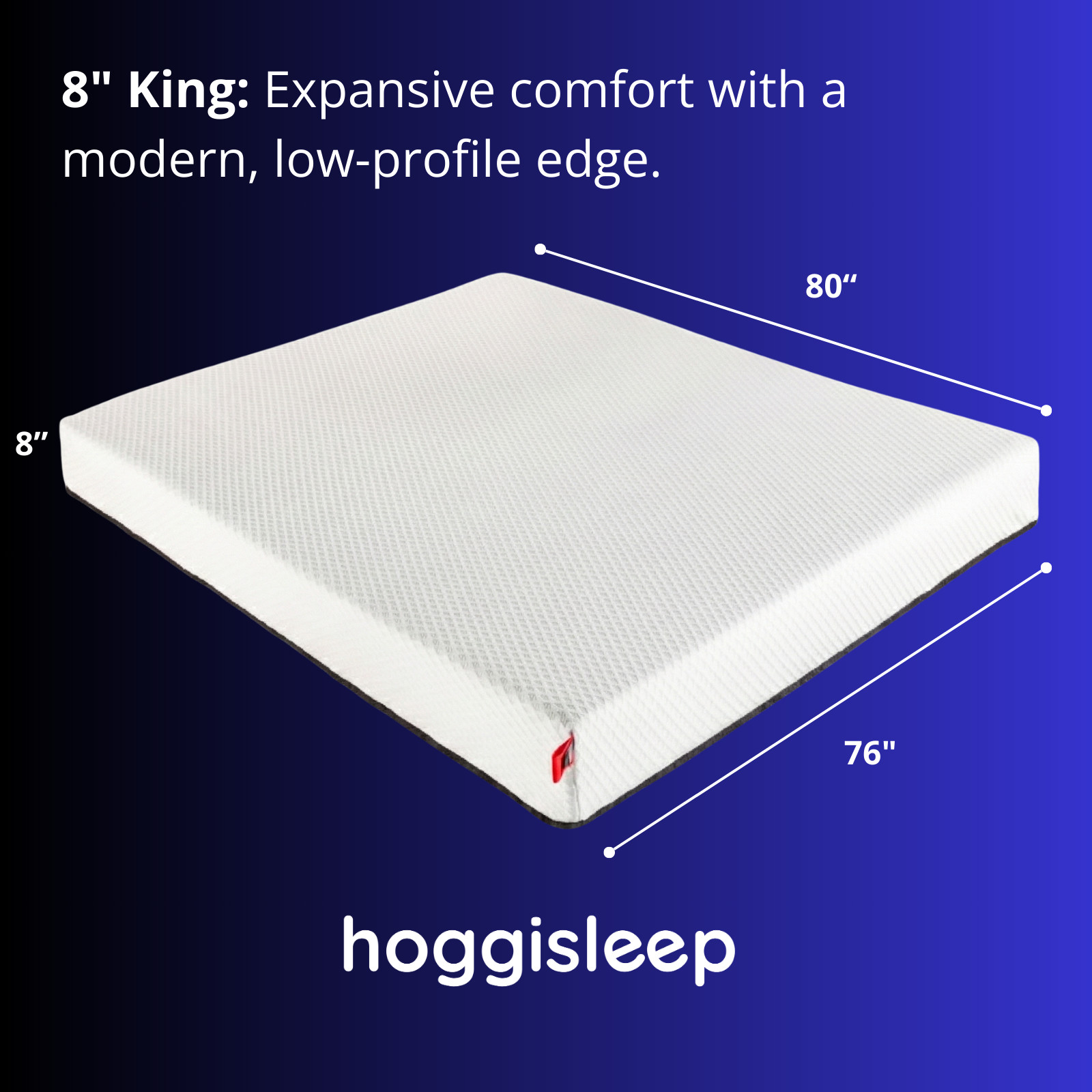 8″ – 10″ Memory Foam Mattress – Sizes: Twin, Full, Queen, King – hoggisleep NEW
