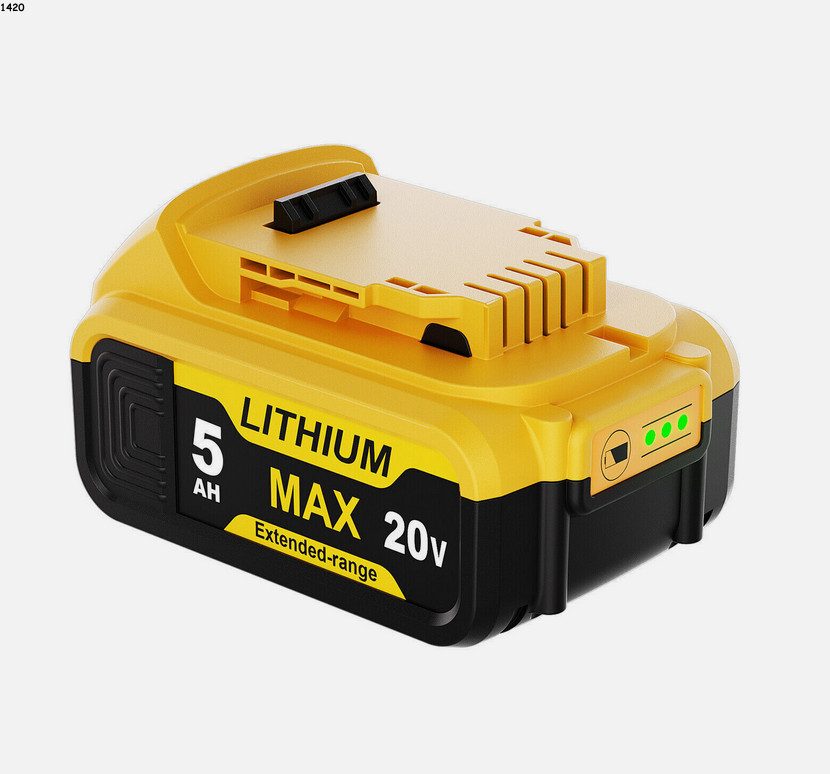 20 Volt For DeWalt 20V Max XR 5.0AH Lithium ion Battery Pack DCB206-2 DCB205 New