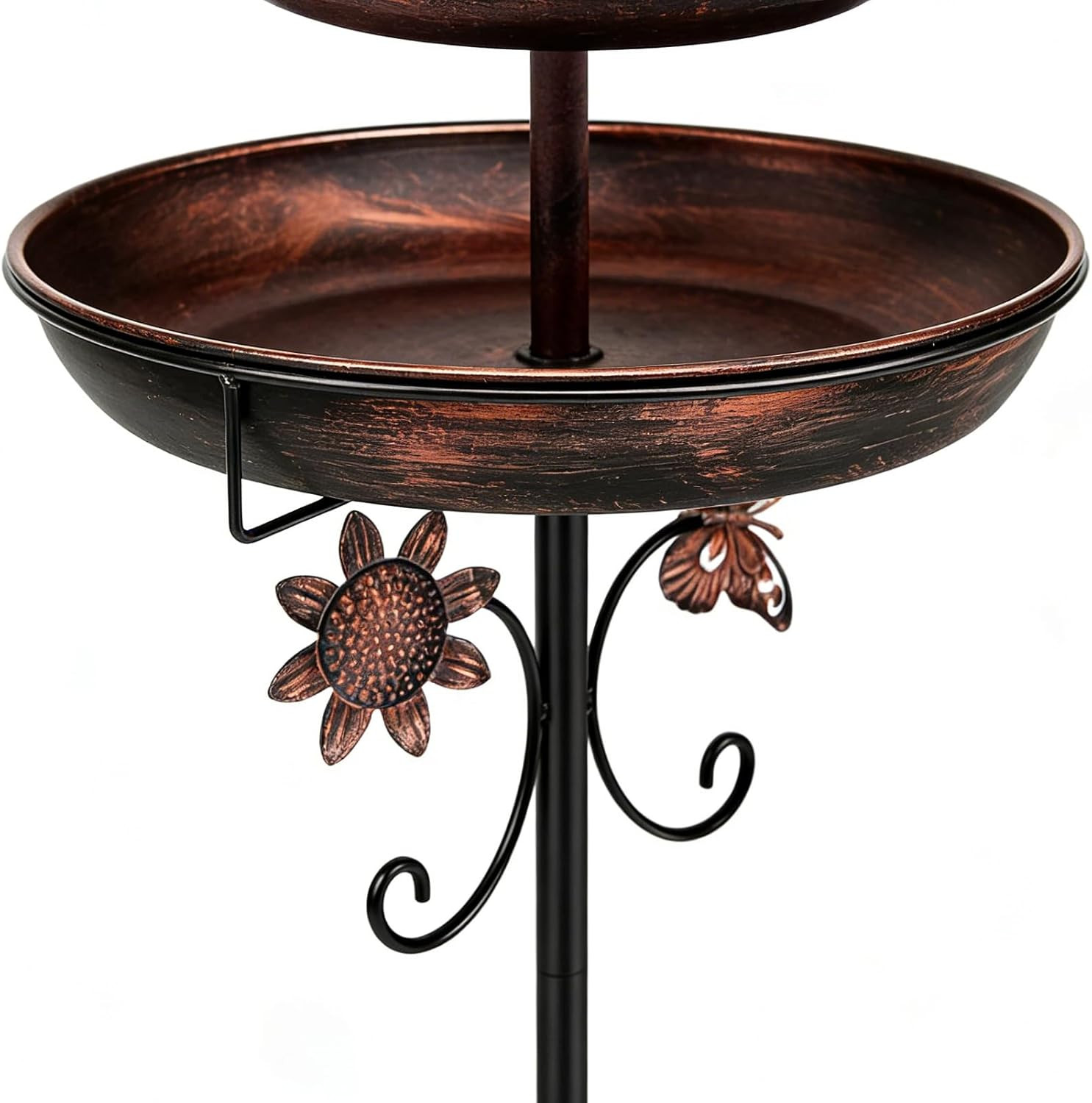 Upgraded Bird Bath for Outside, 42In Freestanding Birdbaths Feeder for Outdoors,