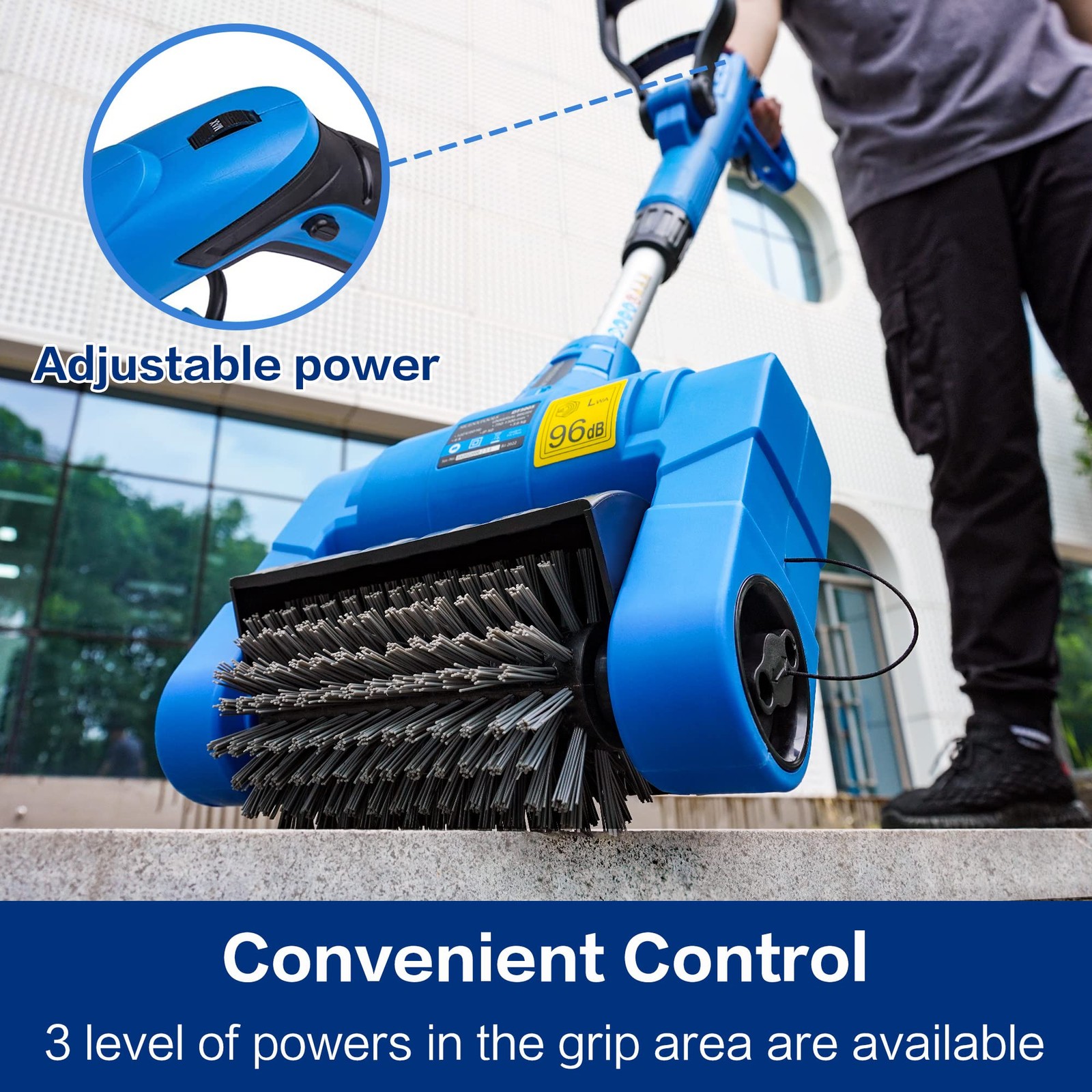 SICENXTOOLS Electric Grout Cleaner Machine | Lightweight Machine Safely Cleans.