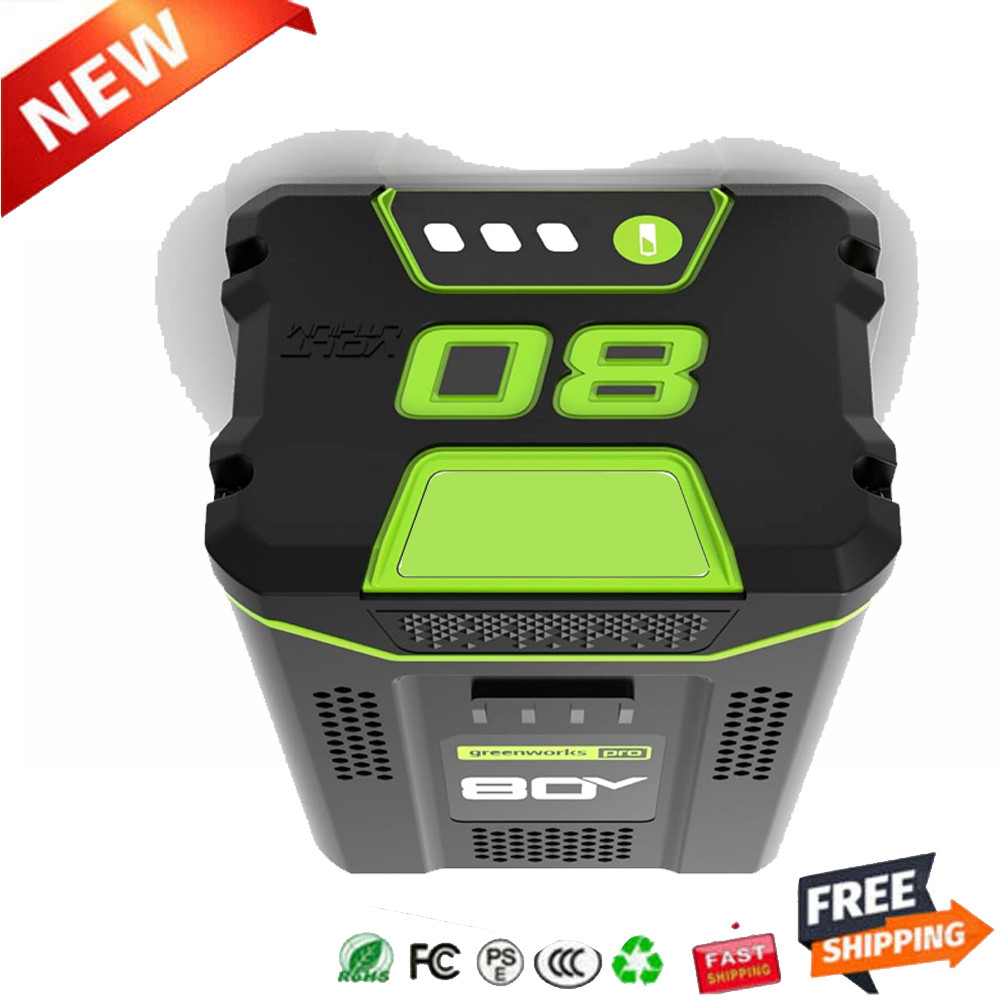 FOR Greenworks 80V Lithium Ion 5.0Ah Rechargeable Li-ion Battery BAB727 GBA80200