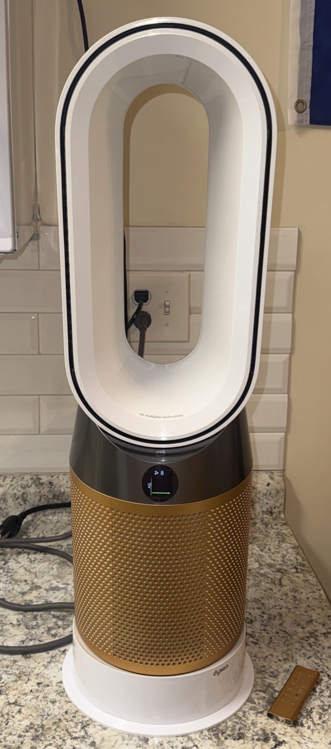 Dyson Purifier Hot+Cool Formaldehyde HP09 White/Gold Remote Perfect Working 100%