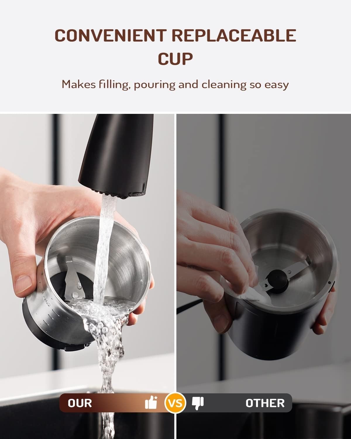 Adjustable Electric Coffee Grinder