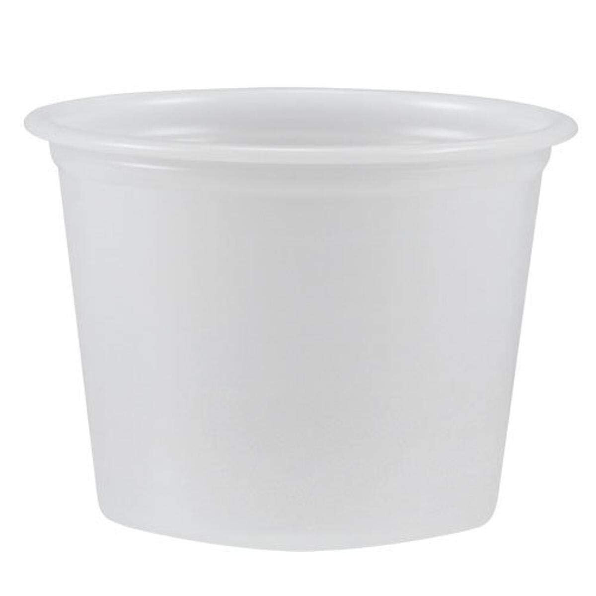 4 oz Plastic Clear Disposable Portion Cups with Lids for Sauce Cup BPA Free