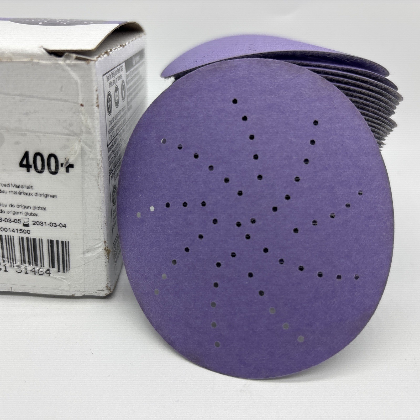 3M Cubitron II 31484 Sanding Abrasive Discs, 3 in Dia, 400+ Grit, 50 Discs