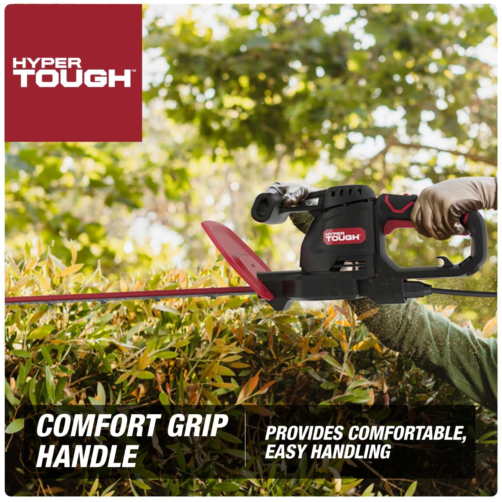 Hyper Tough 3.7-Amp 20 in. Corded Electric Hedge Trimmer HT21-401-002-02 [New]