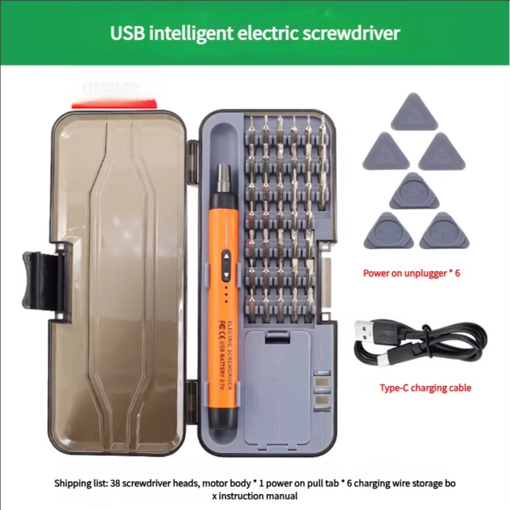 Cordless 46 in 1 Electric Screwdriver USB Rechargeable Precision Kit